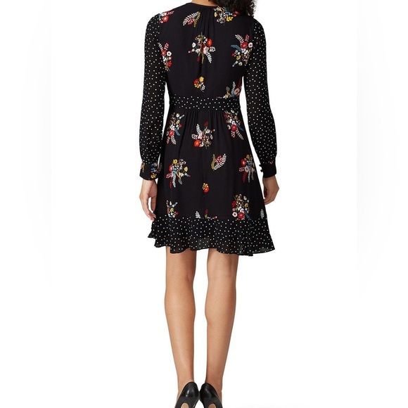 [6R] Boden Black Floral Ivy Dress - Picture 2 of 9